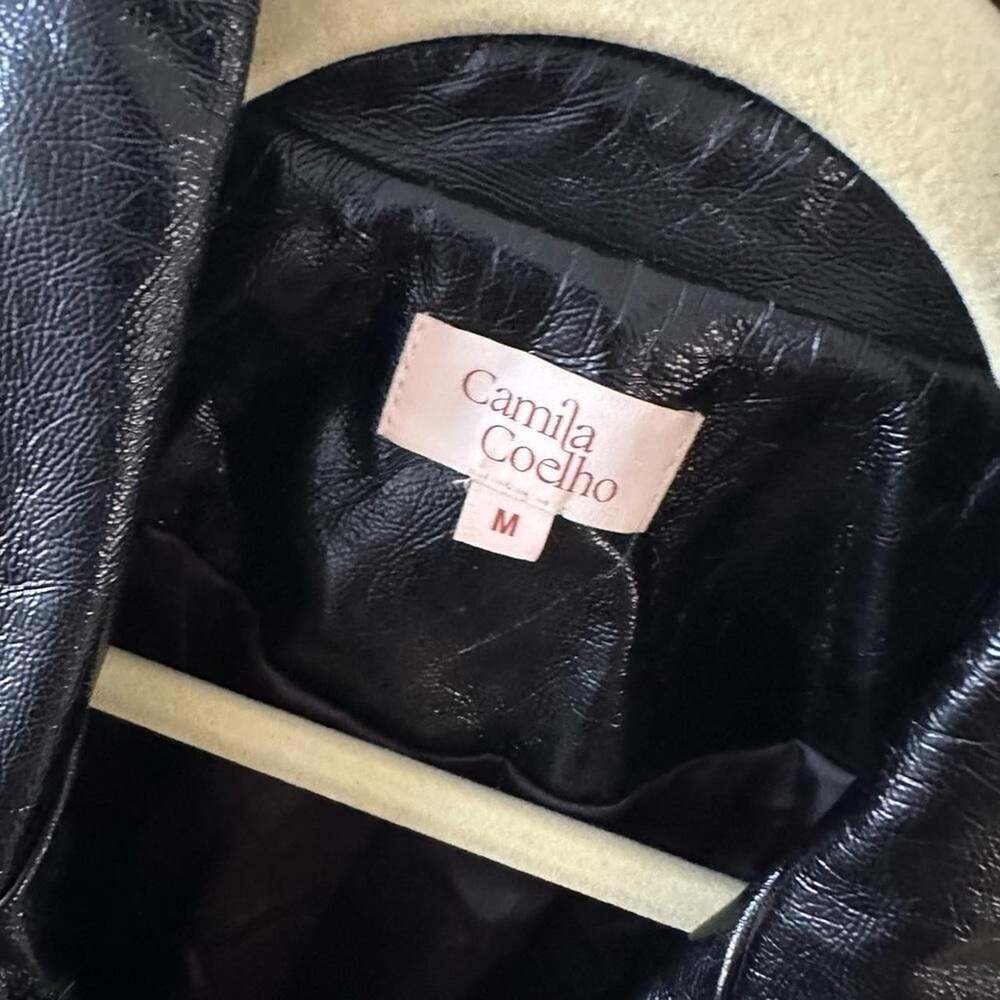 Camila Coelho Women's Black and Gold Jacket - Picture 3 of 8